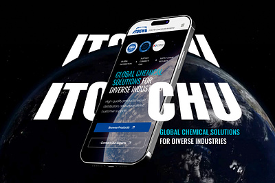 ITOCHU Chemicals America b2b website company website corporate website industrial design professional services redesign web design