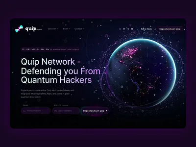Quip Network Hero Animation animation caviar graphic design quipnetwork ui website