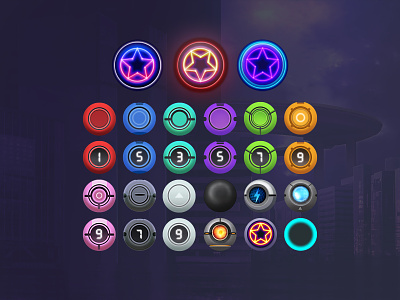 Poppy Ball | Game Asset 2d app art artist ball design freelance game gui mobile ui ux