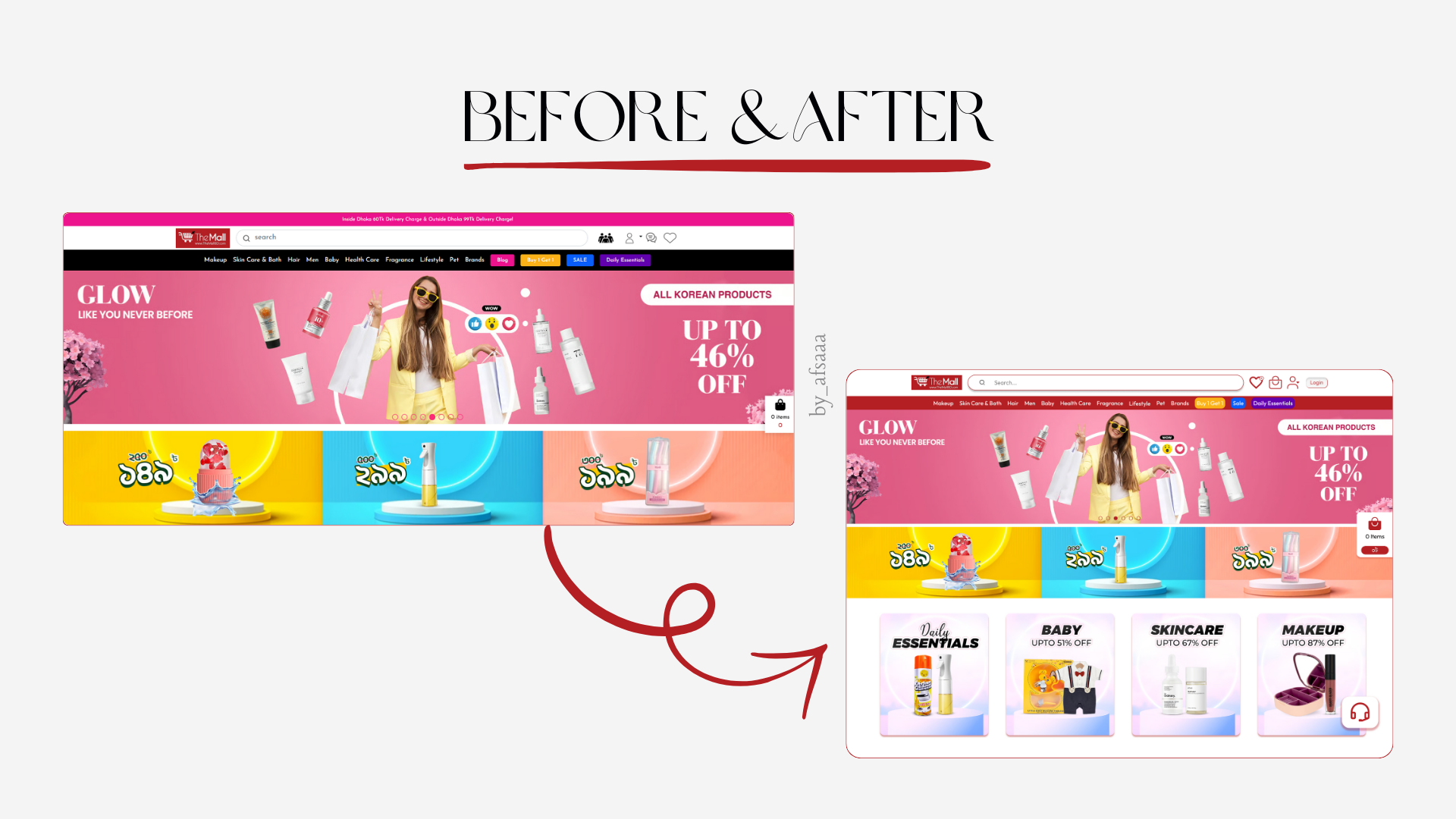 The Mall BD Hero Section – UI/UX Case Study & Redesign branding design ecommerceredesign ecommerceux figma herosection product design prototype rebranding redesign revamp ui ui design uiredesign uiuxdesign uxcasestudy uxredesign uxstrategy web design wireframe