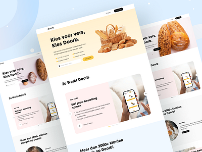 Doorb Landing Page ui ux