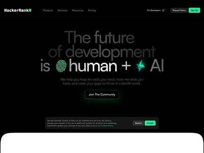 B2B SaaS Landing Page Design for HackerRank b2b landing page b2b website design business website home page homepage landing landing page marketing website page saas landing page saas web design saas website site web web design web page web site webpage website website design