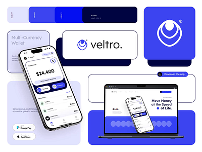 Veltro — Global Fintech Payment Experience {branding} banking bento grid branding branding guideline crypto digital wallet finance app fintect global payment graphic design landing page logo minimal ui mobile app onboarding payment ui ux visual identity web design