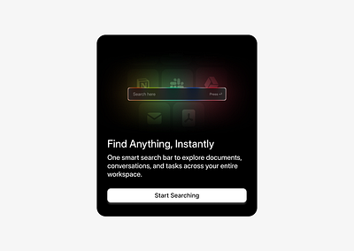 Card Illustration - Universal search design feature feature card figma freelance freelance designer illustration product design saas saas tool search search card ui uiux website
