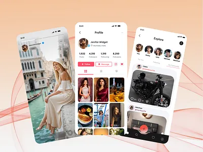 Social Media App Design chat communication content creator creators reels shorts social app social app ui social media social media app social media template social network social platform