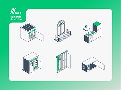 Isometric line art icon custome icon icon collection icons isometric isometric icon