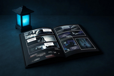Иллюстрирование первых страниц книги "Канашибари" comics horror illustration illustrator japan photoshop канашибари