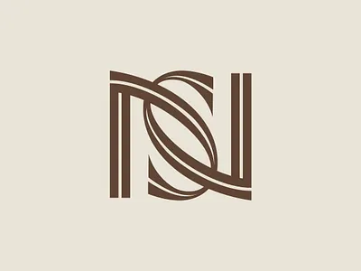 NS MONOGRAM LOGO brandidentity branding design graphic design logo monogram typography vector