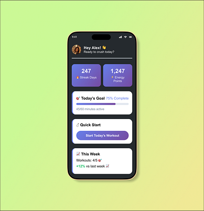 #DailyUI #DailyChallenge #Day41 #Workout #Exercise dailyui daiychallenge day41 exercise workout