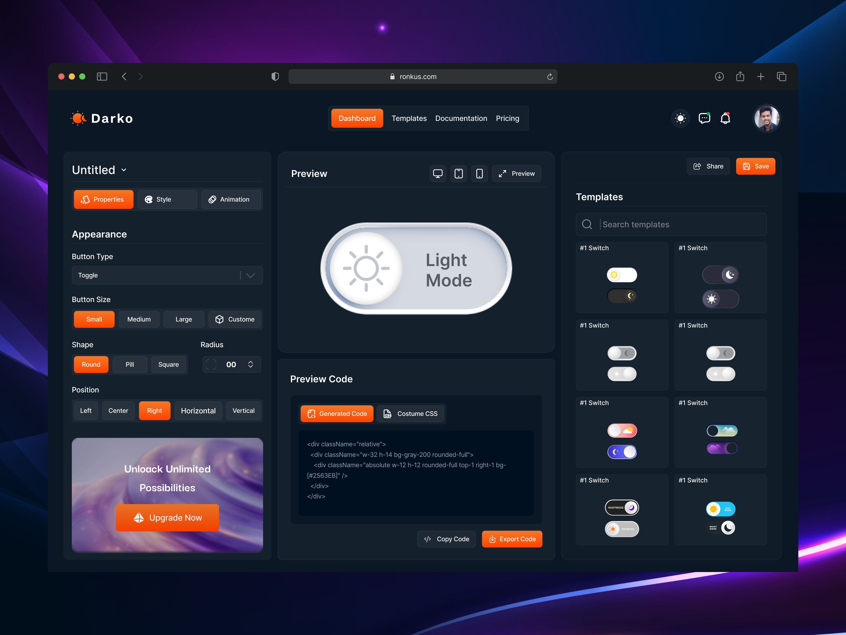 Example of Full UI/UX Design For Web App 10 Screen