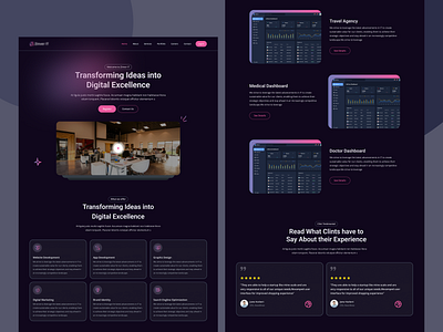 🚀 Zinver IT – Agency Homepage Design 3d agency agencywebsite animation branding businesswebsite darktheme digitalagency graphic design homepage illustration logo motion graphics portfolio productdesign startup ui webdesign