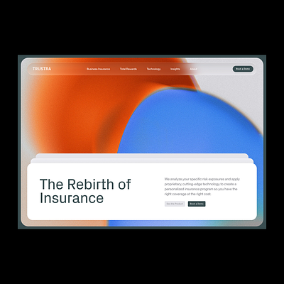 ⬤ Interactive Hero Section for Insurance — 210 art direction branding case study concept eddesignme el salvador hero home insurance interactive userexperience