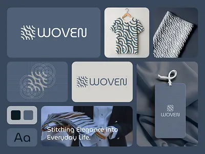 Logo Branding Analysis for WOVEN brand identity branding design graphic design illustration logo logo design vector