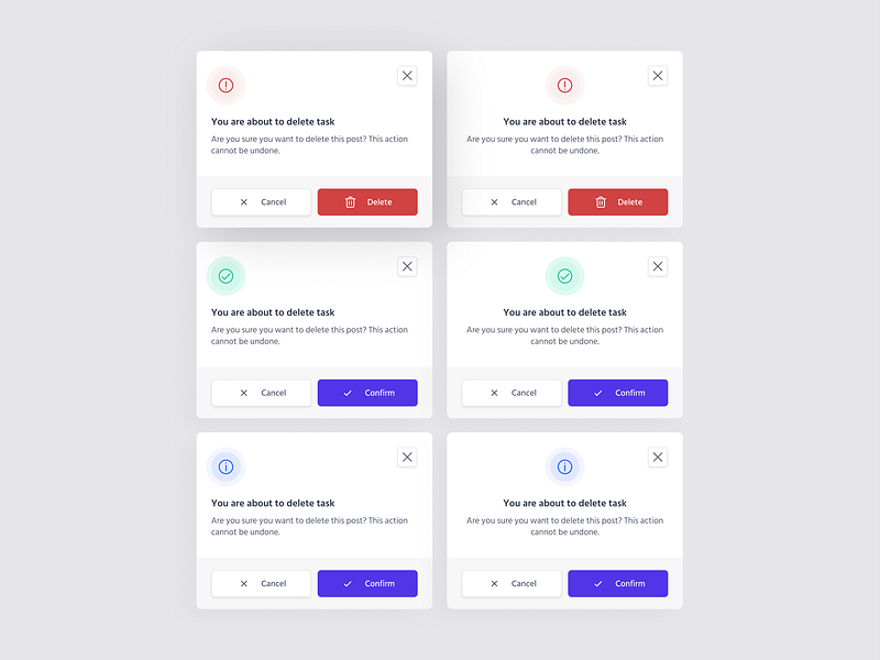 Confirmation Popup designs, themes, templates and downloadable graphic ...