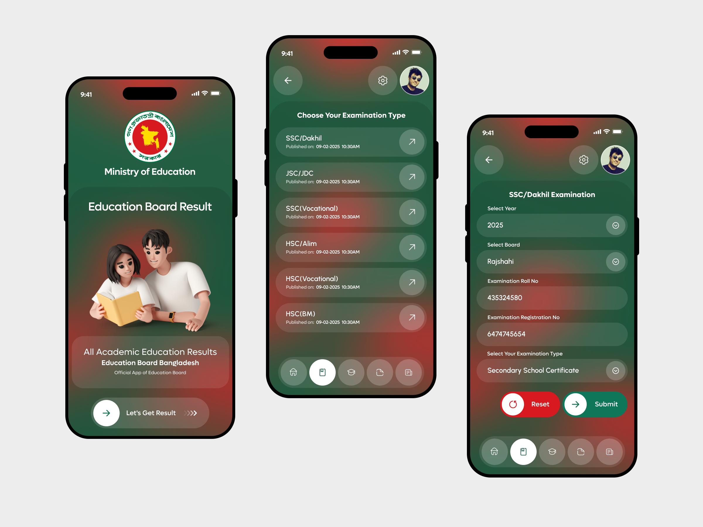EduBD Result Mobile App app design app layout design mobile app mobile app design mobile design mobile template product product design prototype template design ui wireframe