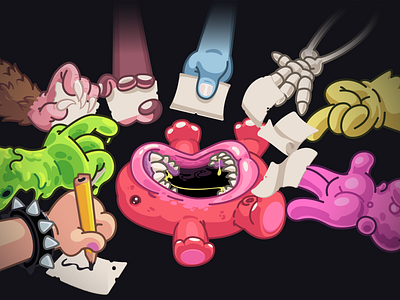 Metafy branding brazil character color design fun illustration sao paulo thunder rockets ui