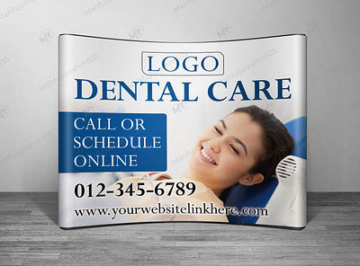 Dental Services Trade Show Banner Design clinic trade show banner