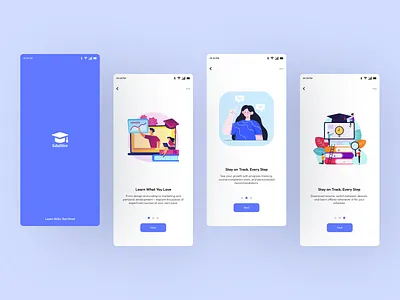E-learning onboarding screen applicationdesign elearn elearning elearningapp figma figmadesign mobileapp onboarding onboardingscreen online onlinelearning splash splashscreen ui uidesign uiux uxdesign uxui