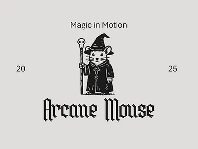 LOGO - ARCANE MOUSE arcane branding design graphic design icon identity illustration logo magic marks mouse symbol ui