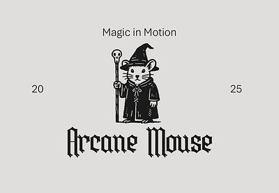 LOGO - ARCANE MOUSE arcane branding design graphic design icon identity illustration logo magic marks mouse symbol ui