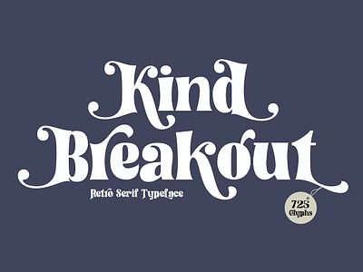 Kind Breakout - Retro Serif Font calligraphy display envato envato elements envato market font font family freebies freebies font freebies font letter lettering letters modern font modern fonts sans serif script type typeface typography