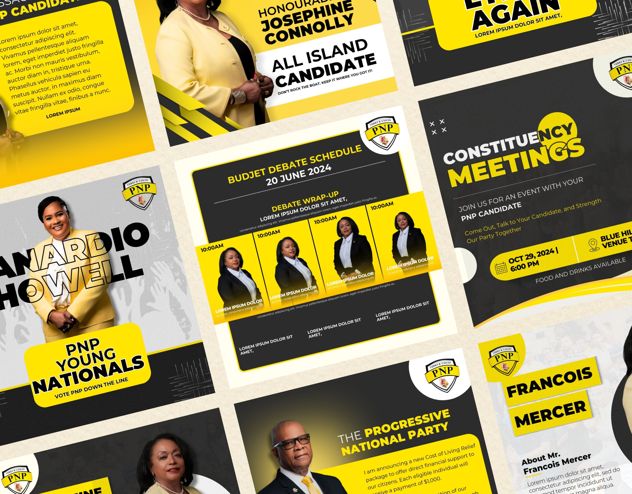 Instagram Campaign Design – Progressive National Party advertising branding design facebook posts flyers graphic design instagram posts linkedin posts marketing marketing campaign reels social media posts social media templates templates typography