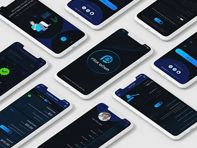 Legal Payroll Analysis System – Mobile App Figma Design design figma hebrew legal consulting mobile app ui ux ux ui design