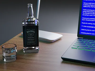 3D Scene visualization 3d blender branding realism visualisation