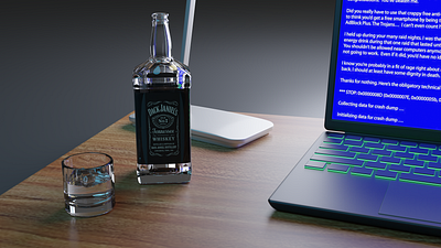 3D Scene visualization 3d blender branding realism visualisation
