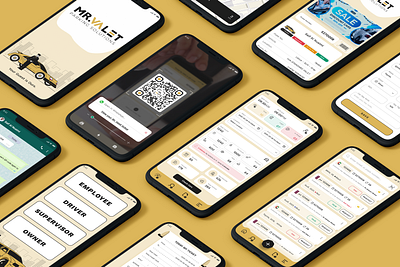Valet Parking – Mobile App Figma Design car parking uiux design figma figma mobile app mockup mobile app uiux parking management app valet parking app design vehicle tracking mobile app