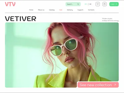 Women’s Fashion Store UI Design Concept adobe photoshop branding concept design figma ui user interface ux uxui web design women