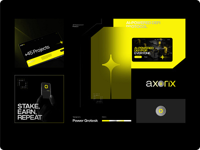 Axorix – AI powered DeFi Branding & UI design creative agency