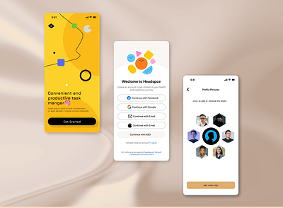 Task manager app UI KIT app design graphic design ui ux