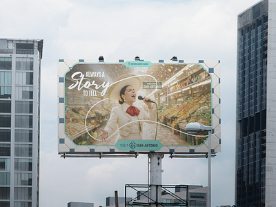 Concept art for Visit San Antonio ads art art director graphic design