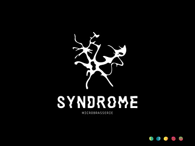 Syndrome Brewery - Brand identity 3d beer bière black and white blade runner blender brand branding brasserie brewery graphic design identity logo logotype microbrasserie typography vector