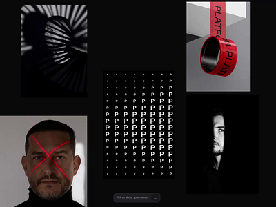 Humans behind PLATFORM agency gallery graphic design humans people plat4m platform team website