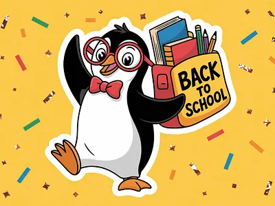 Back to School design graphic design illustration poster