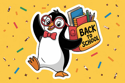 Back to School design graphic design illustration poster