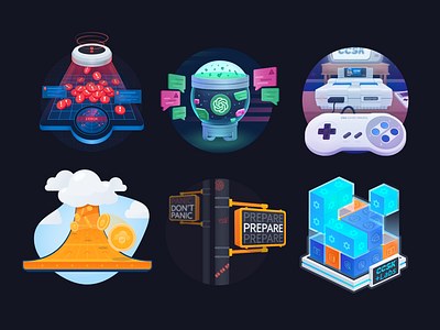Cybersecurity Illustrations 2022-2025 ai chatgpt cloud cyber cybersecurity hero illustration illustration quantum threats training