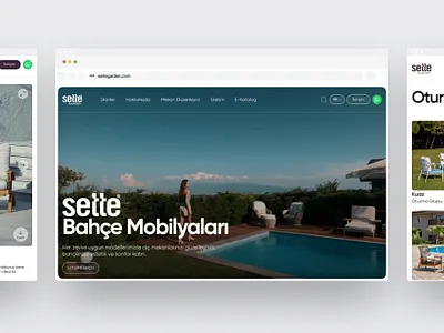 Sette Garden | Website Design app design design figma landing page product design ui ux web design