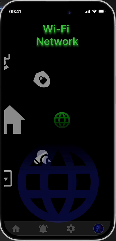 Home Monitoring Menu celphone dailychallenge graphic design menu panel ui ux