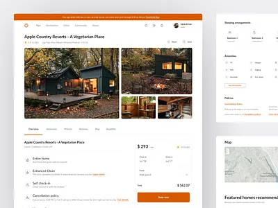 Oriento - Hotel Booking Website adventure apartment booking business company destination holiday hotel landing page professional resort service travel travel web ui ux vacation villa web design website
