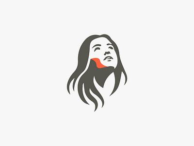 Beautiful Woman beautiful beauty branding emblem face fashion flat geometric illustration lady logo logo designer minimal minimalist portrait woman