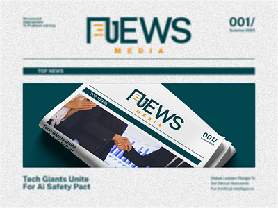 News Media Logo Design brand branding design fact graphic design inspiration logo media modern news paper poster talk trend vector