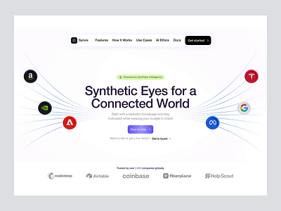 Synvix - AI Saas Platform ai application bento branding design elementor framer landing page platform pricing saas software table ui webflow website wordpress