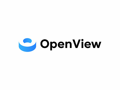OpenView, streaming platform logo design: open O letter blockchain integration community content monetization decentralized entertainment fun letter mark monogram logo logo design multimedia negative space o open view ov platform social interaction streaming v video content web3