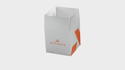 ATRANS - box animation 3d 3danimation 3dweb animation blender brandidentity branding design graphic design logo logotype motion graphics