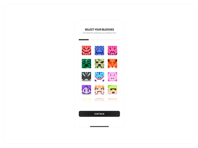 Select Profile - Onboarding Flow branding design picture profile ui user experience user interface ux