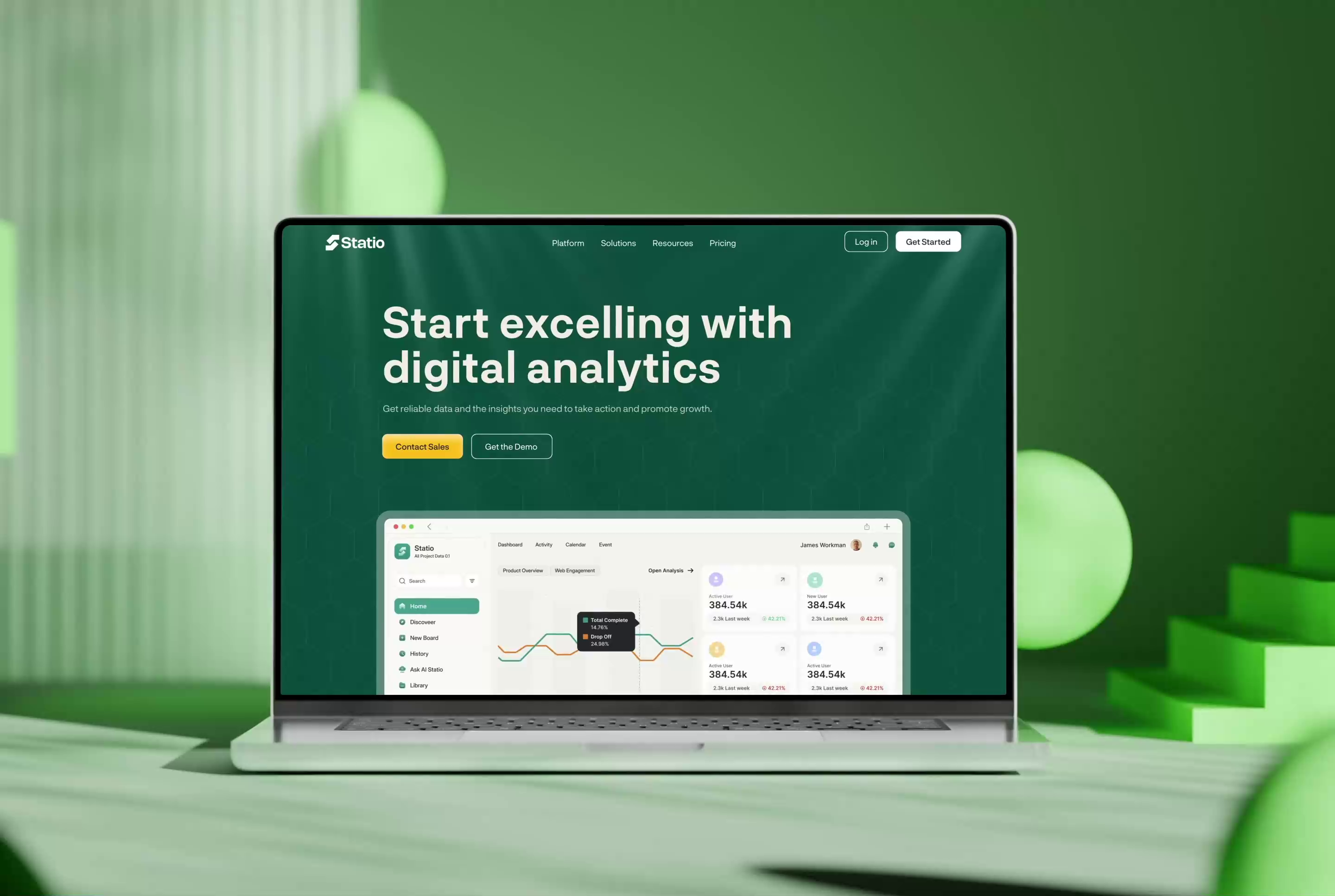 Example of Interactive Website Design & Development