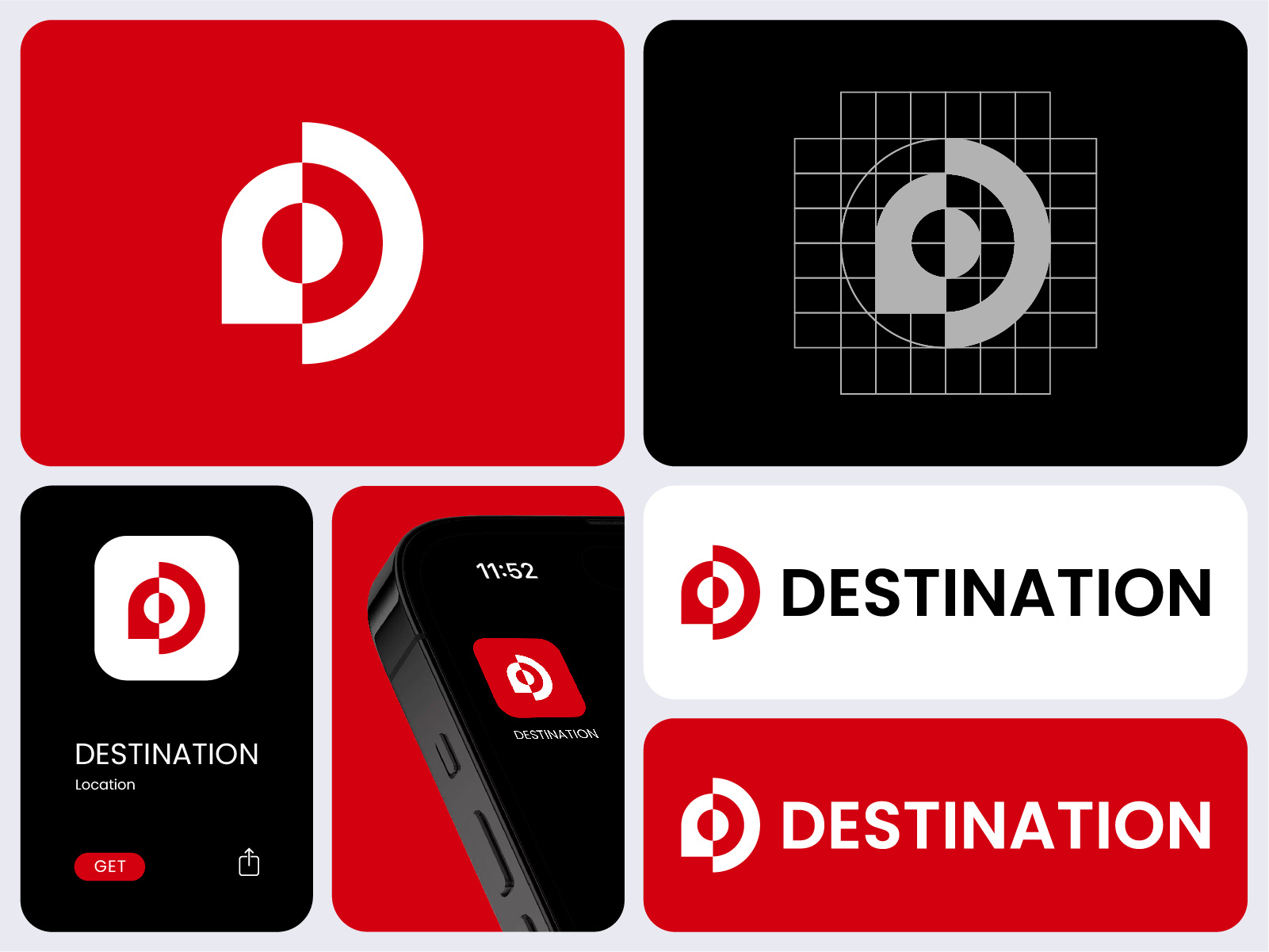 Example of Travel & Location App Logo & Branding 